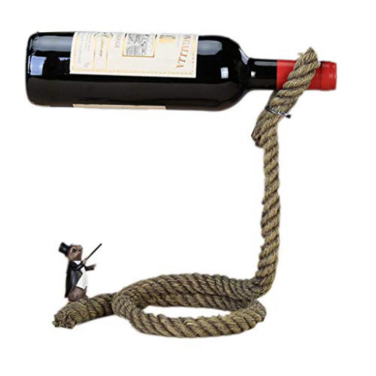 Rope Wine Bottle Holder Gift for Wine Connoisseurs Gifts