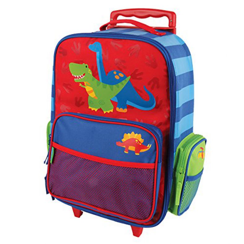 dinosaur trolley school bag